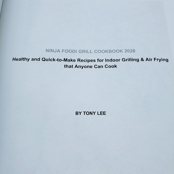 Ninja Foodi Grill Cookbook - Blue Cover - Picture 3 of 4